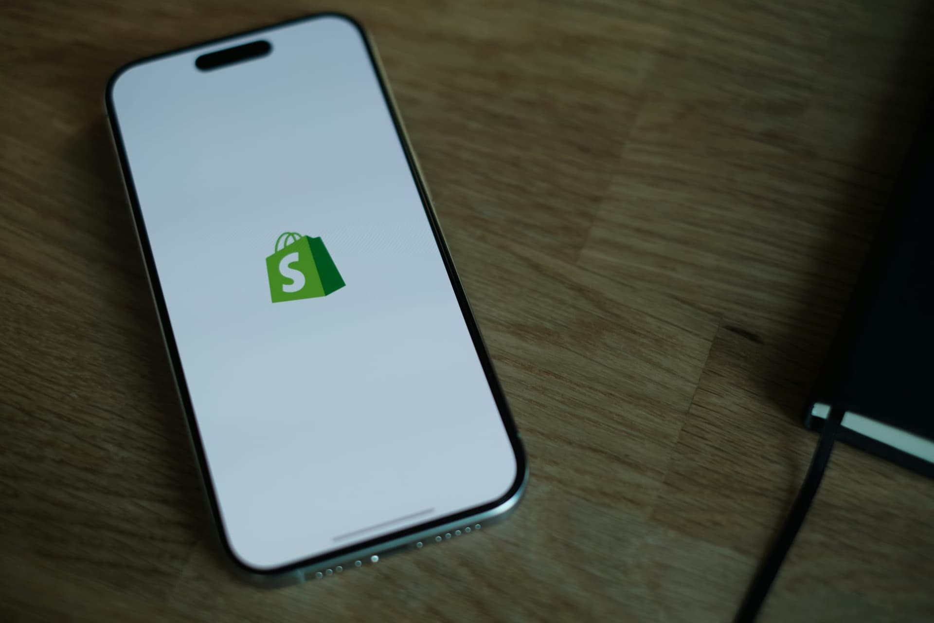 Shopify on phone